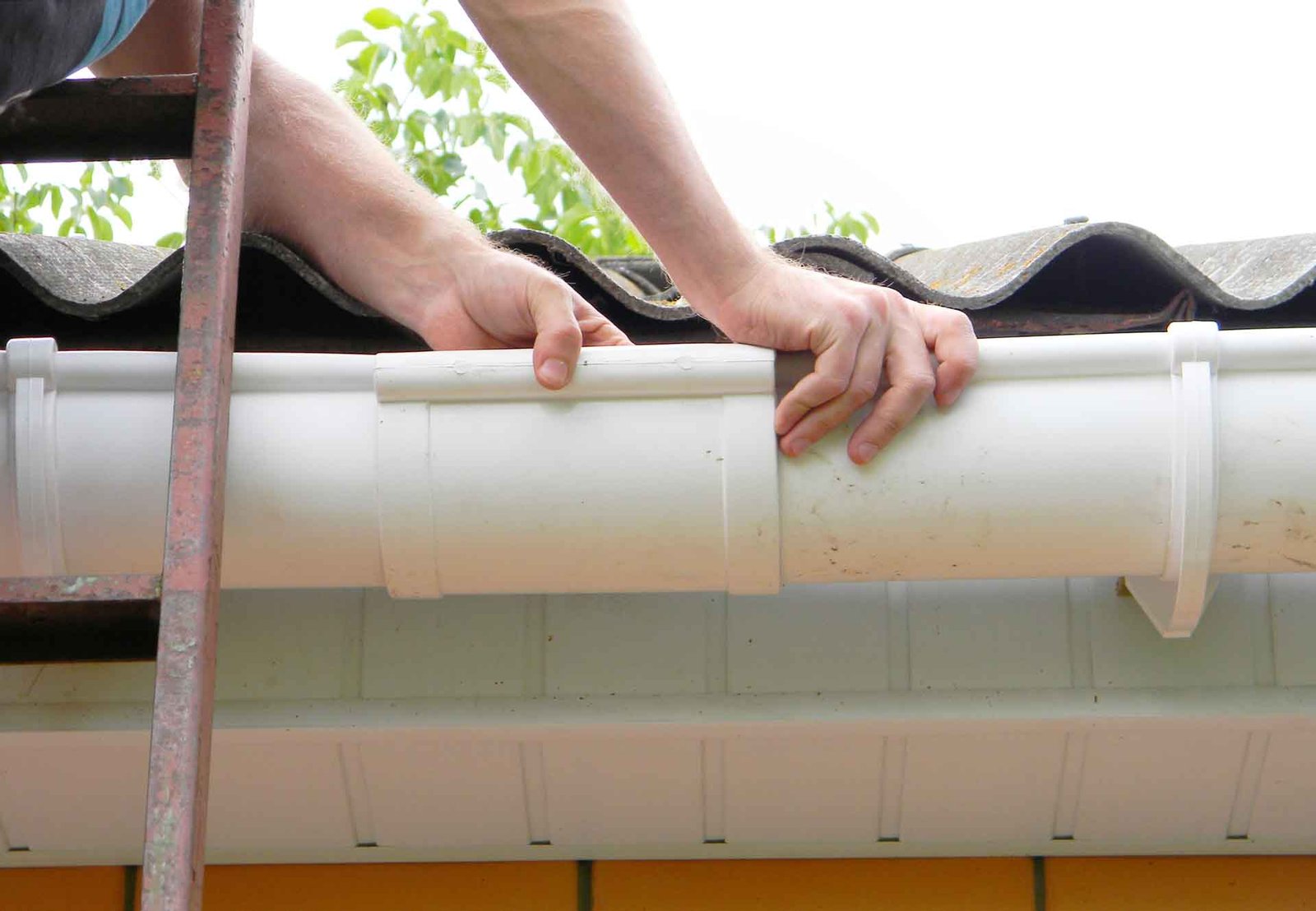 Gutter Professional at work