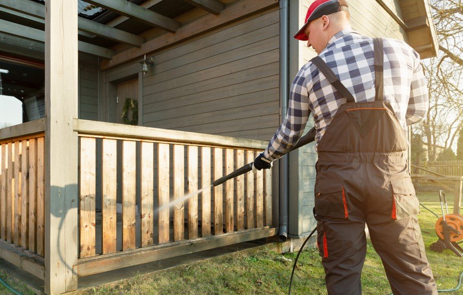 Preparing the Deck for Washing